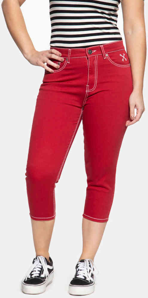 Queen Kerosin Betty Capri Ladies Jeans
