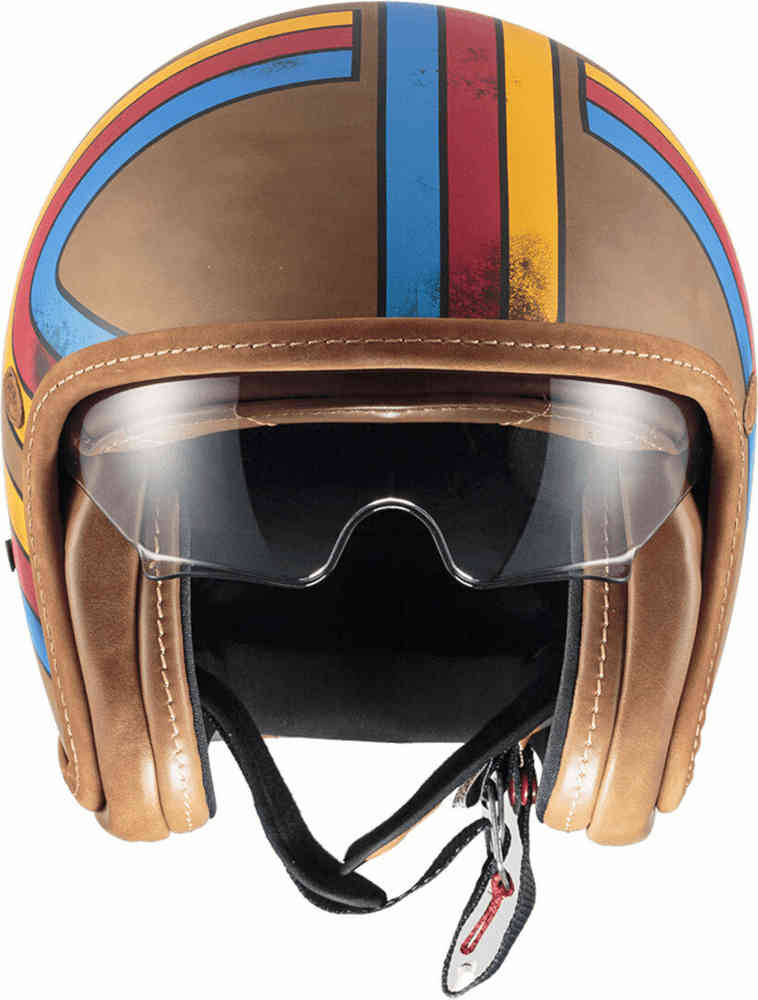 Premier Vintage Platinum ED BOS EX BM Jet Helmet