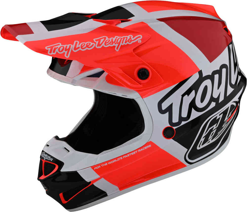Troy Lee Designs SE4 Polyacrylite MIPS Quattro Motocross Helmet