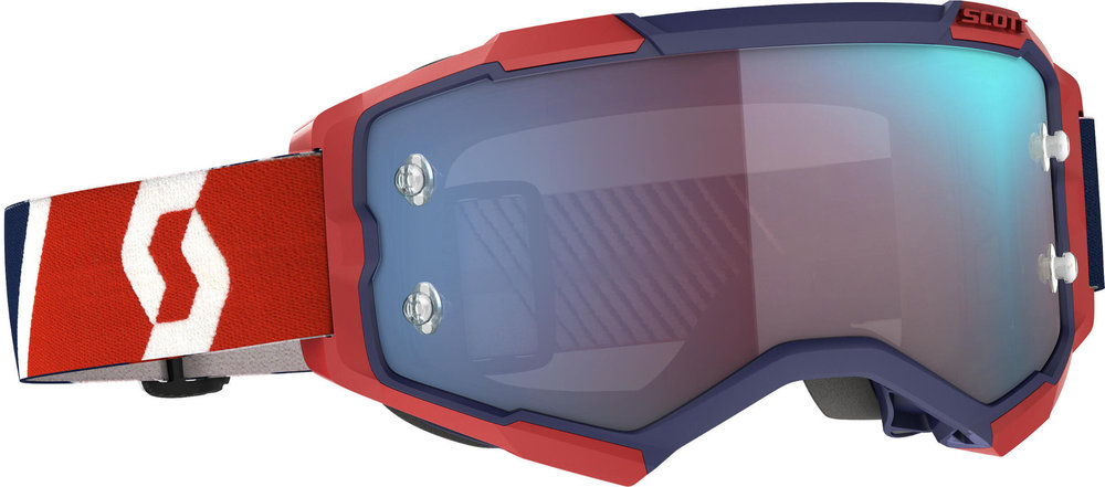 Scott Fury red/blue Motocross Goggles
