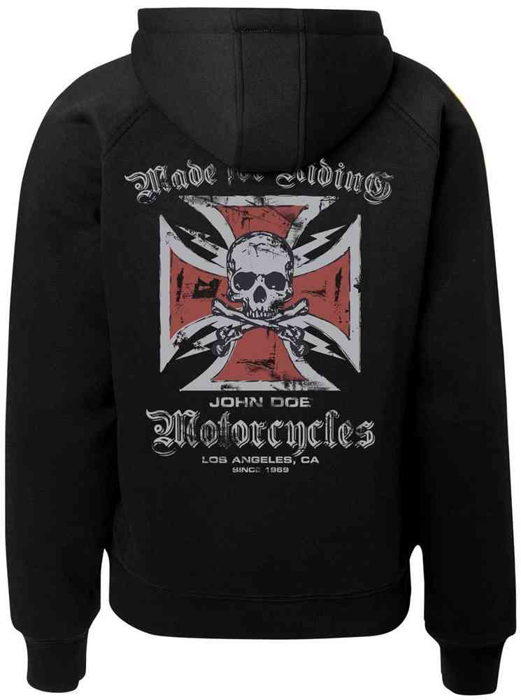 John Doe Cross Zip Hoodie