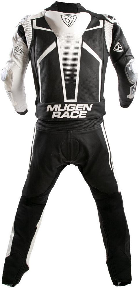 MUGENRACE Sidegun perforated Two Piece Motorcycle Leather Suit