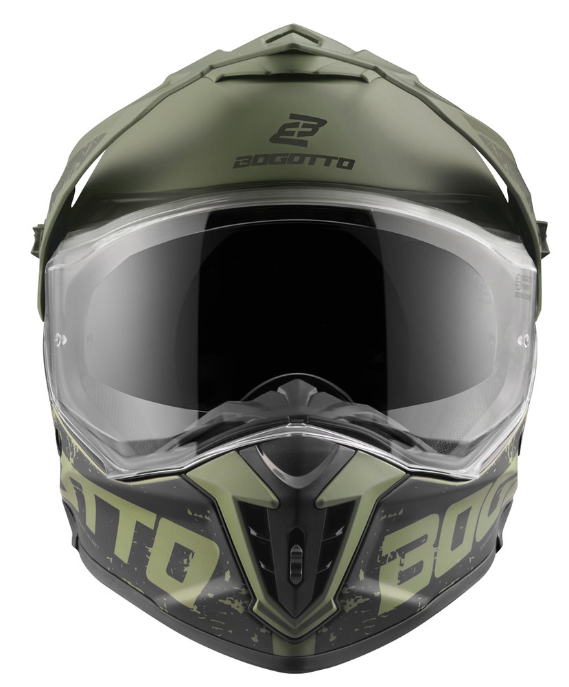 Bogotto FG-601 Duo Fiberglass Enduro Helmet