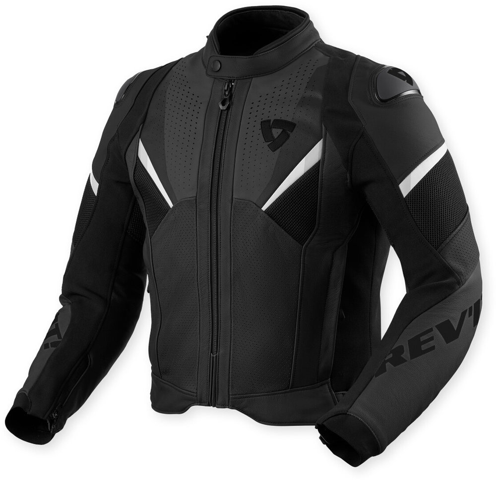 Revit Automate perforated Motorcycle Leather Jacket