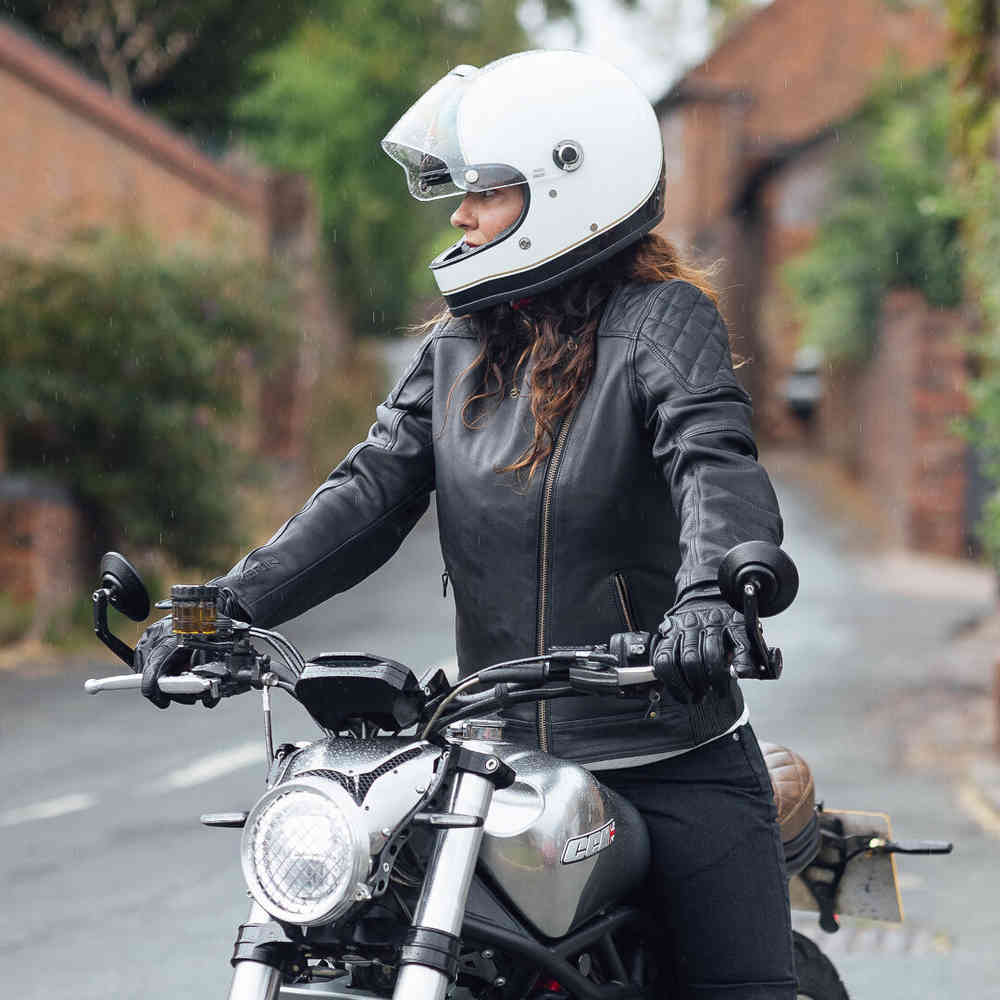 Merlin Bristol D3O Cafe Ladies Motorcycle Leather Jacket