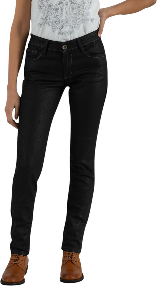 Rokker RT Mid Waist Slim Ladies Motorcycle Jeans