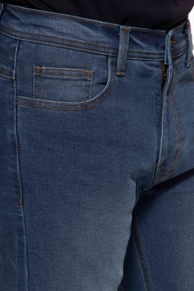 King Kerosin Kustombuilt Blue Motorcycle Textile Pants