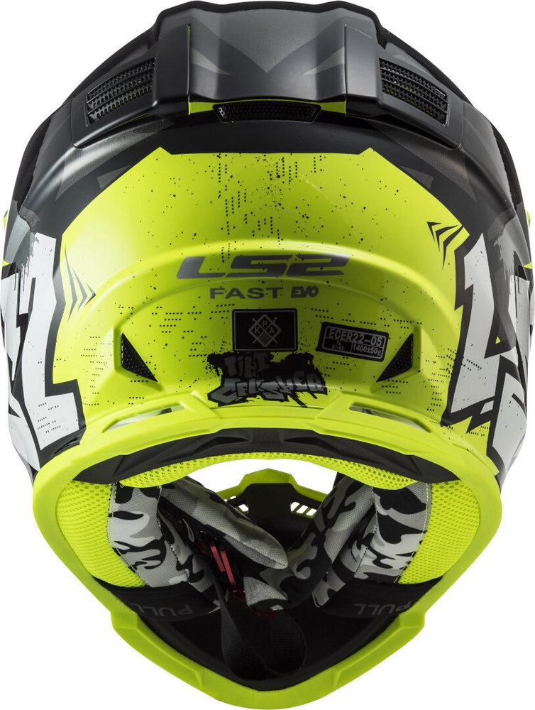 LS2 MX437 Fast Evo II Mini Crusher Kids Motocross Helmet