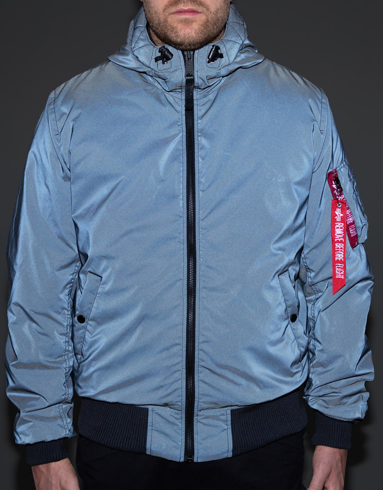 Alpha Industries MA-1 Hooded Reflective Jacket