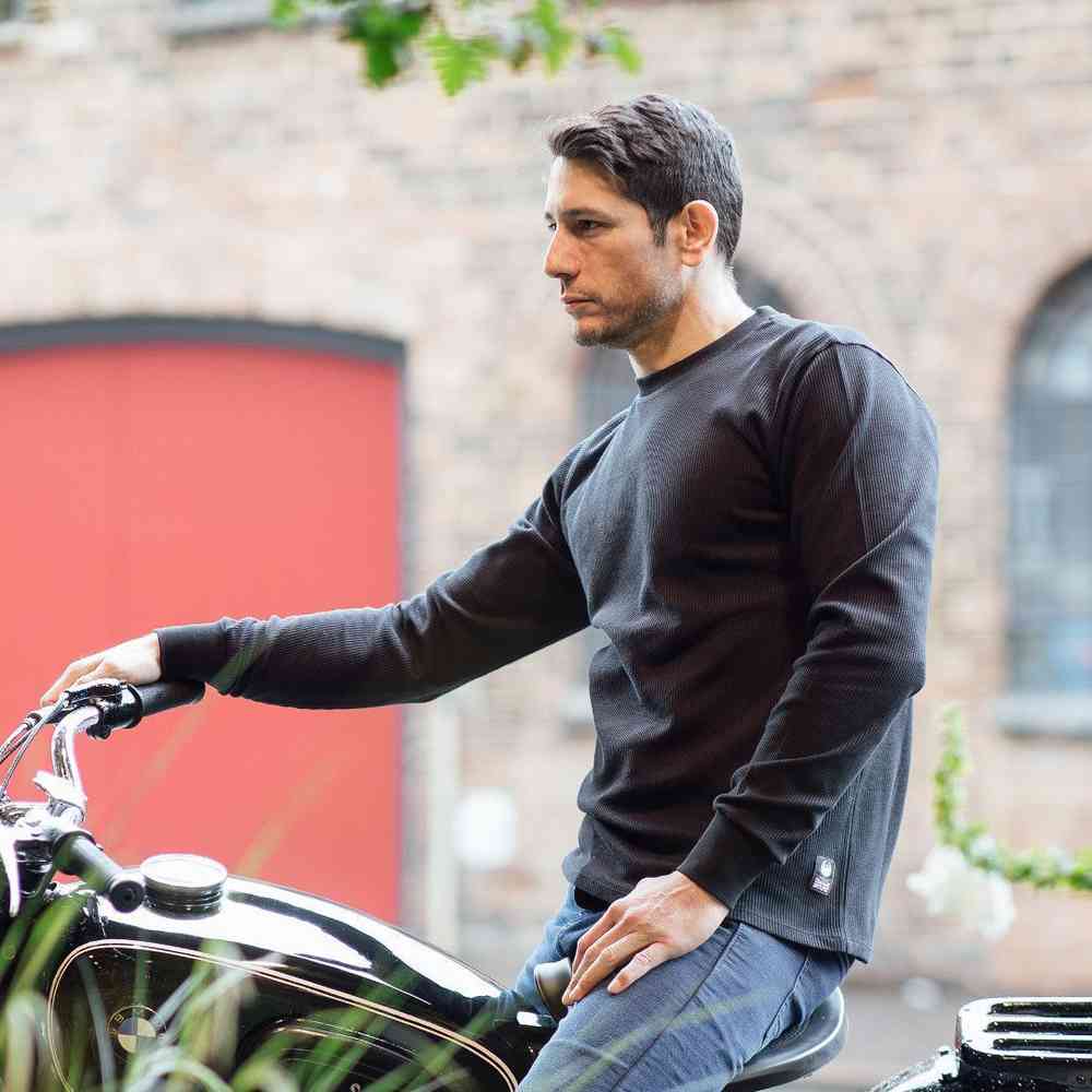 Merlin Kingsley Waffle Knit Longsleeve Shirt