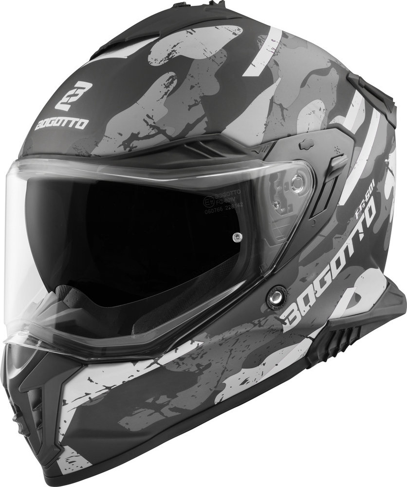 Bogotto FG-601 Sniper Fiberglass Enduro Helmet