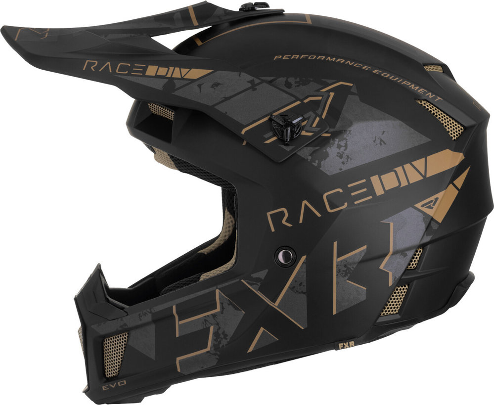 FXR Clutch Stealth Motocross Helmet