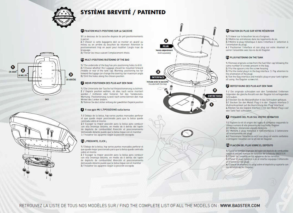 Bagster Baglocker 12L Tankbag