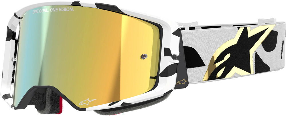 Alpinestars Supertech Corp Absolute Vision Gold Motocross Goggles