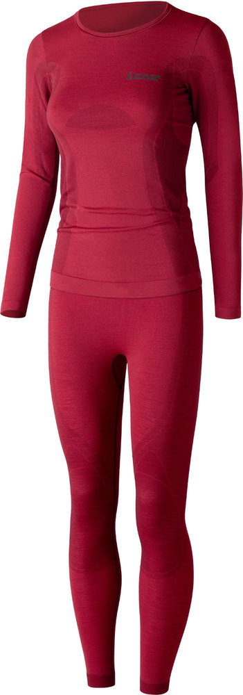Lenz Merino Ladies red Functional Underwear Set
