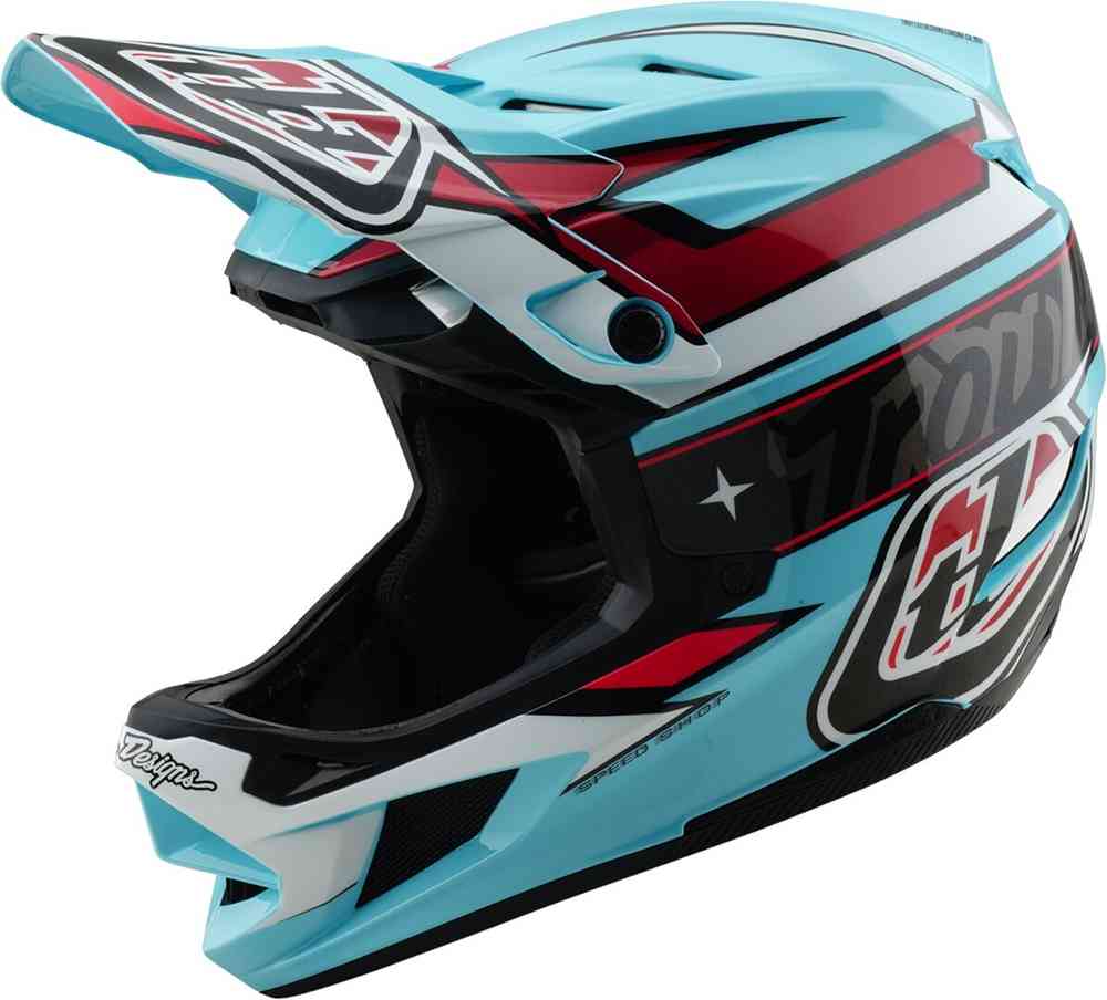 Troy Lee Designs D4 Mips Linear Polyacrylite Downhill Helm