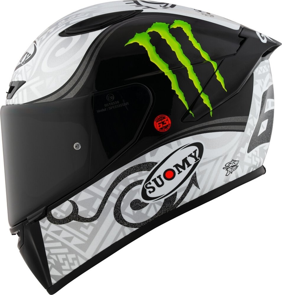 Suomy Track-1 Bagnaia Winter Test Monster Replica Helmet