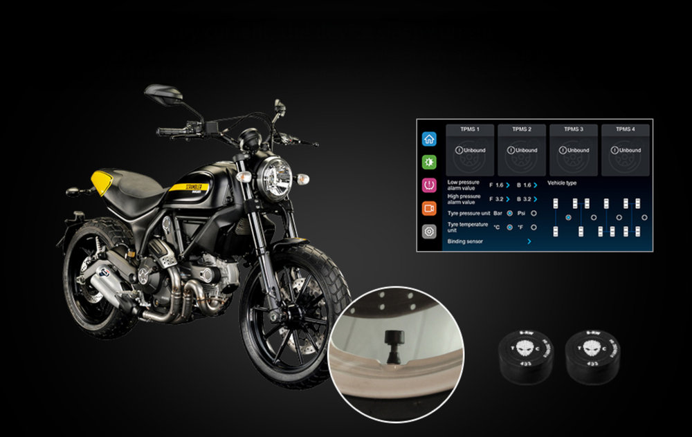 AlienRider M2S  Motorcycle Multimedia System + Cameras