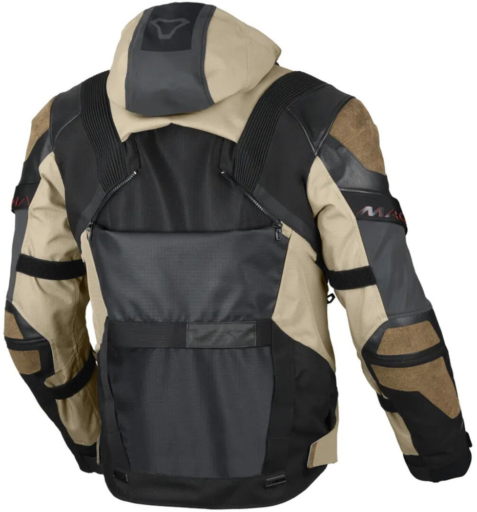 Macna Tryton NightEye waterproof Motorcycle Leather/Textile Jacket