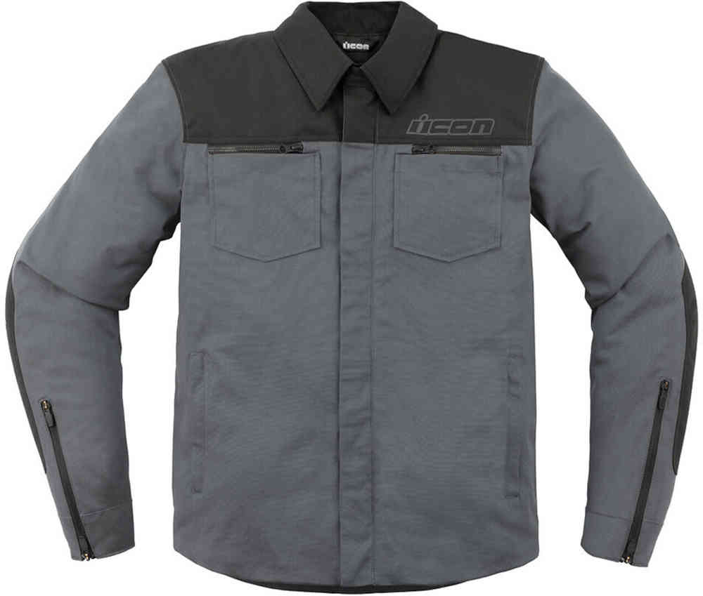 Icon Upstate Canvas Motorcycle Textile Jacket