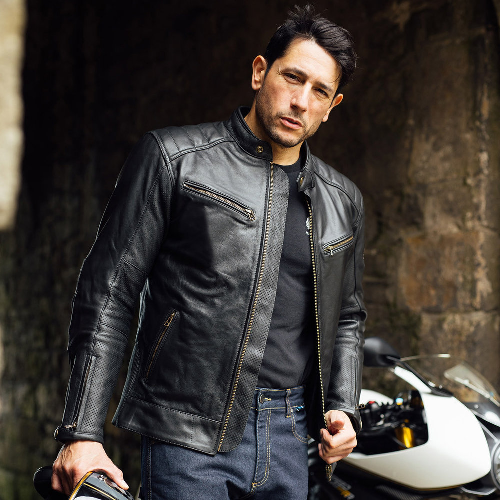 Merlin Chase II D3O Motorcycle Leather Jacket