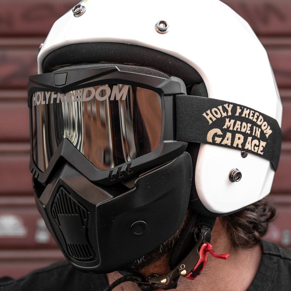 HolyFreedom Fat Rat Motocross Goggles + Mask Set