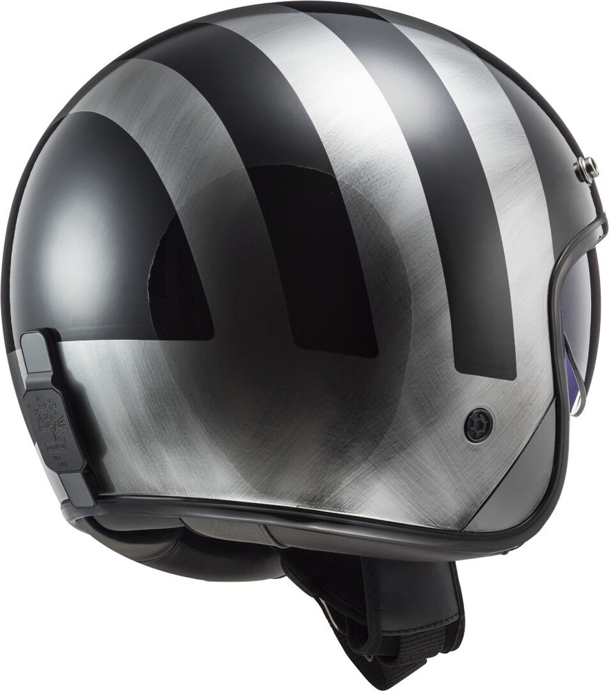 LS2 OF601 Bob II Lines Jet Helmet