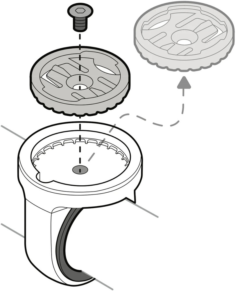 Beeline Adapter Moto Navigation System to Moto II Handlebar Mount
