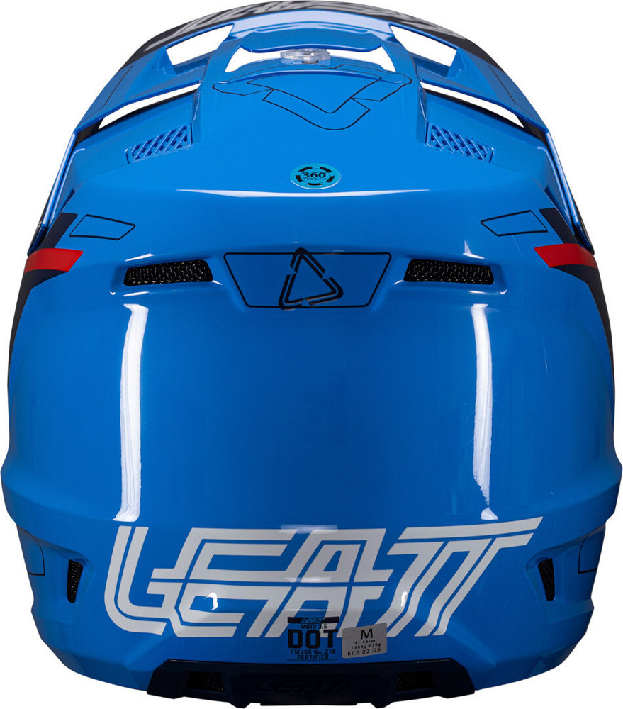 Leatt 3.5 Angled Motocross Helmet with Goggles