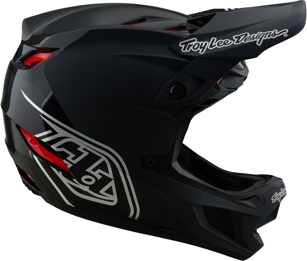 Troy Lee Designs D4 Mips Shadow Polyacrylite Downhill Helm