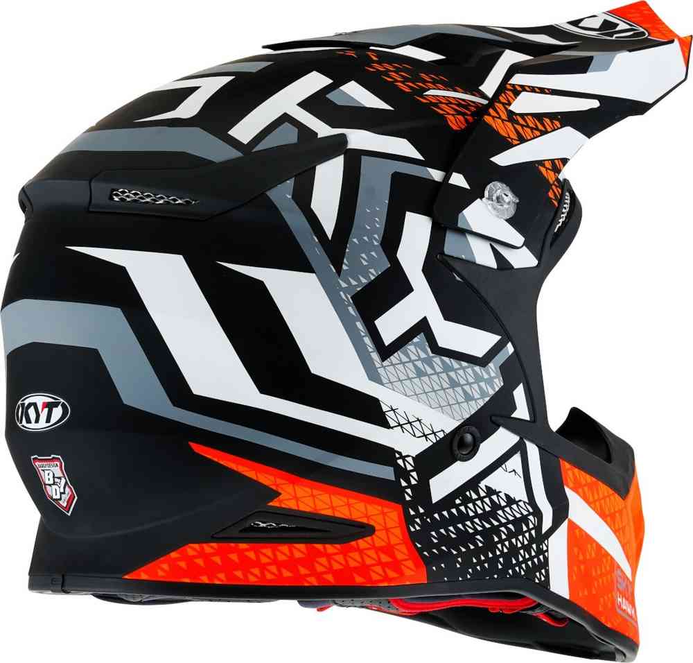 KYT Skyhawk Hyperflow Motocross Helmet