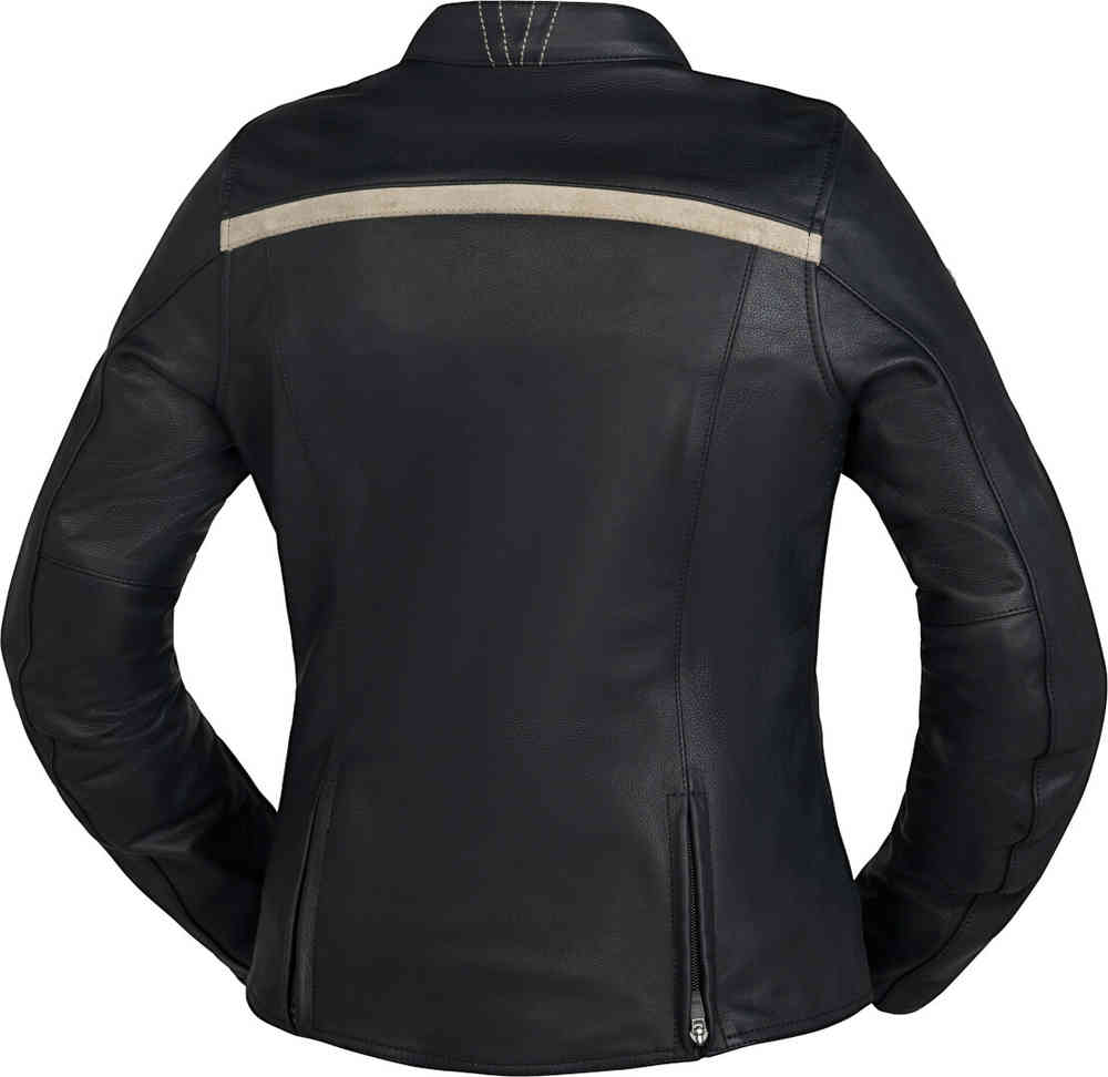 IXS Stripe Ladies Motorcycle Leather Jacket