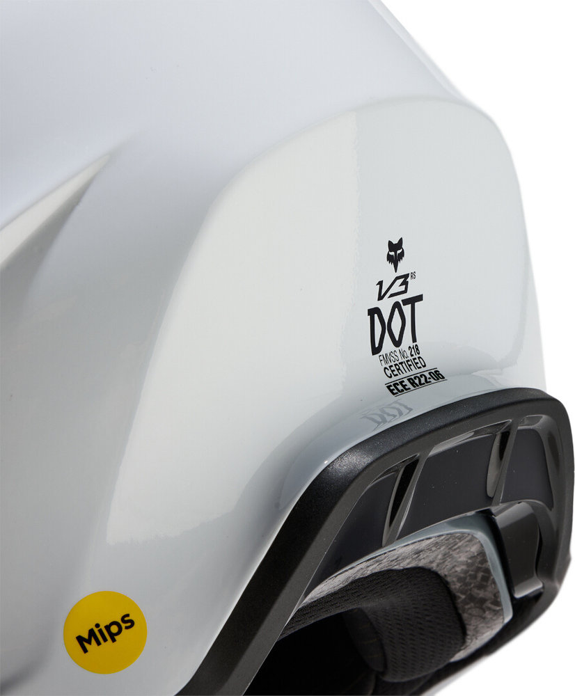 FOX V3 RS Carbon Solid MIPS Motocross Helmet