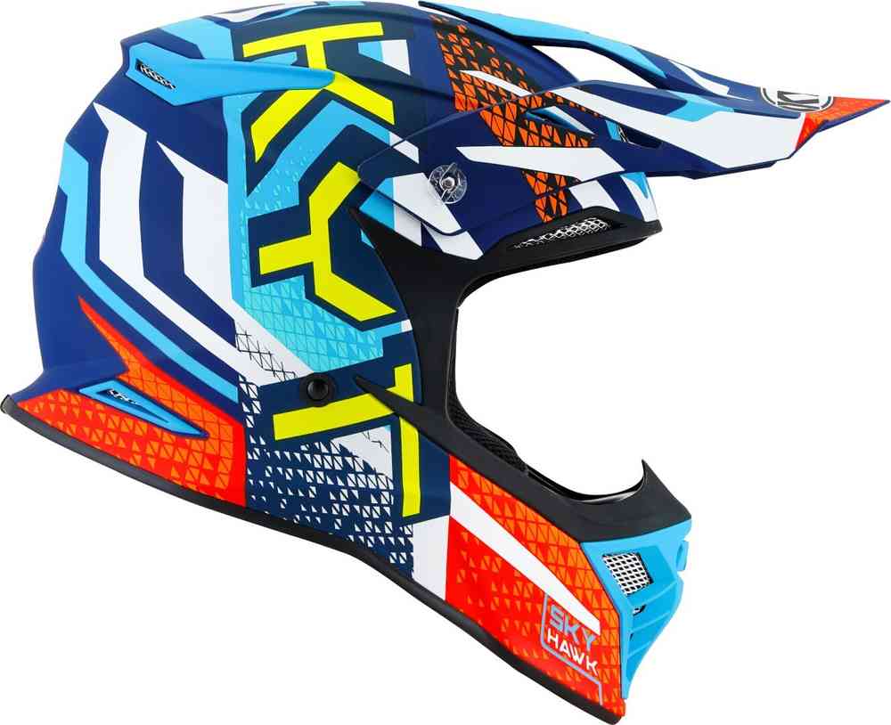 KYT Skyhawk Hyperflow Motocross Helmet