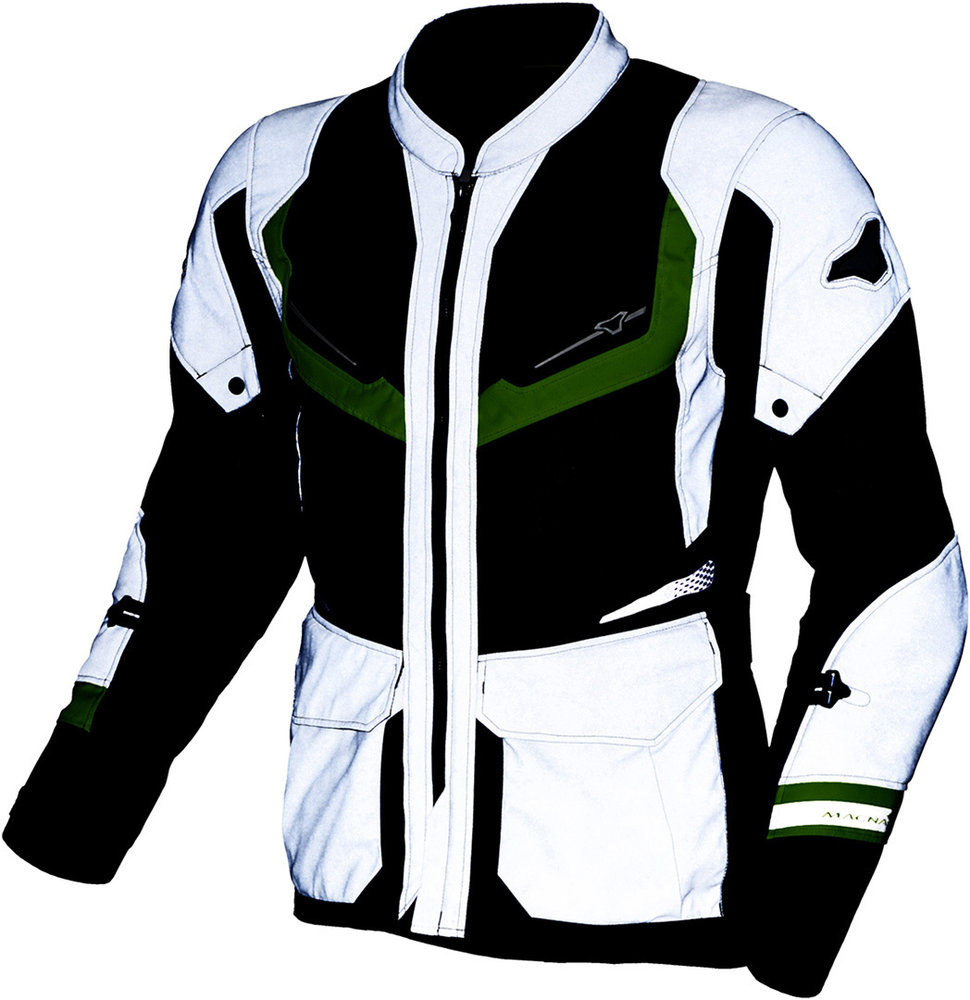 Macna Aerocon NightEye Motorcycle Textile Jacket