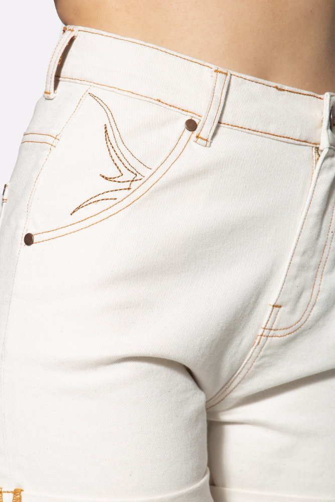 Queen Kerosin Denim Ladies Shorts