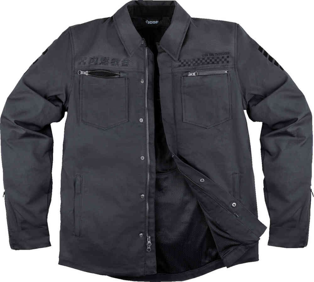 Icon Upstate Canvas National Motorcycle Textile Jacket