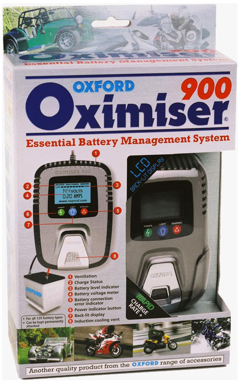 Oxford Oximiser 900 Battery Charger
