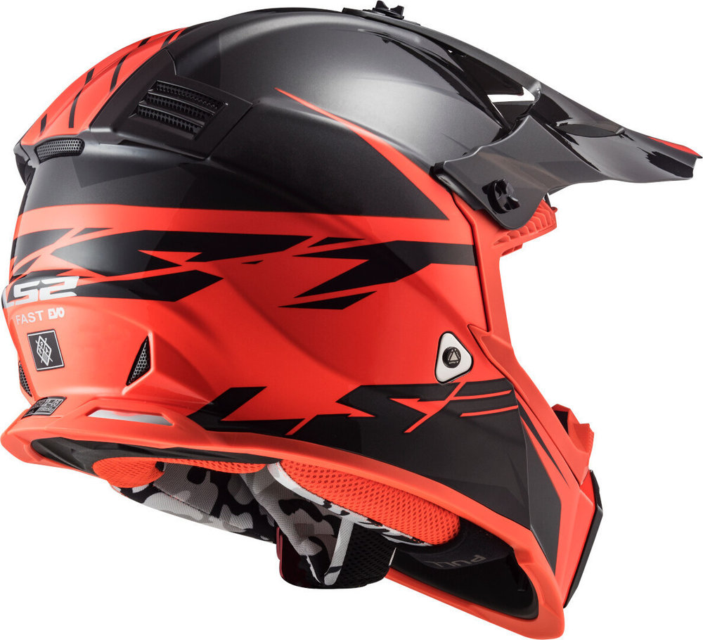 LS2 MX437 Fast Evo Roar Motocross Helmet