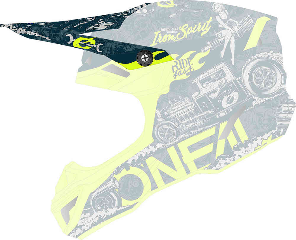 Oneal 5Series Polyacrylite HR Helmet Peak