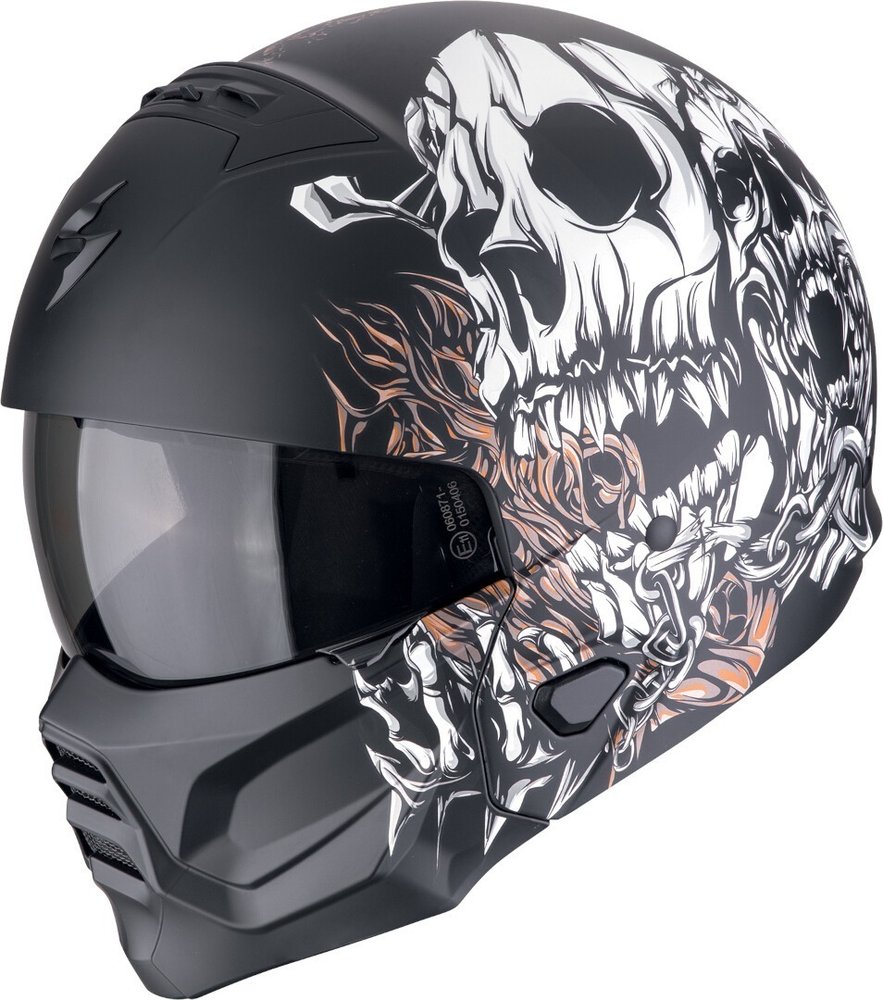 Scorpion EXO Combat II Genesis Jet Helmet