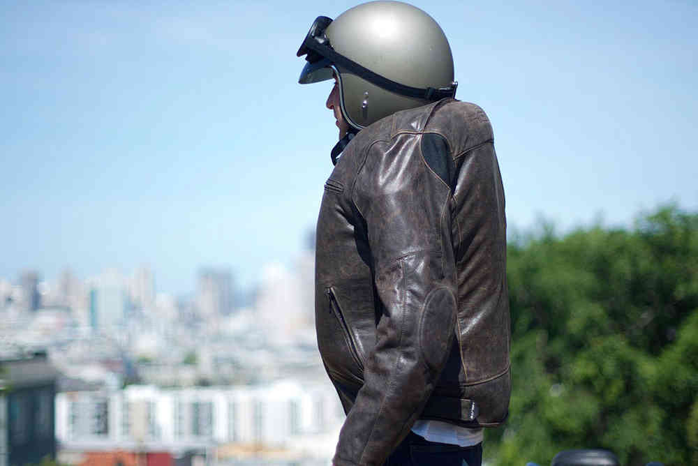 Helite Roadster Airbag Motorcycle Leather Jacket