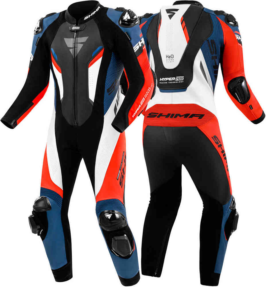 SHIMA Hyper RS perforated One Piece Motorcycle Leather Suit