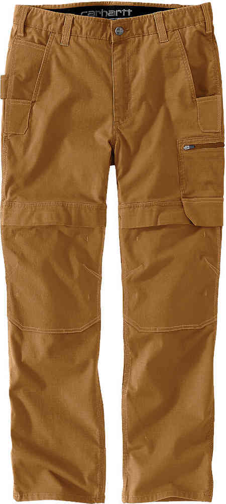 Carhartt Steel Rugged Flex Relaxed Fit Ripstop Double Front Utility Multi Pocket Work Pants
