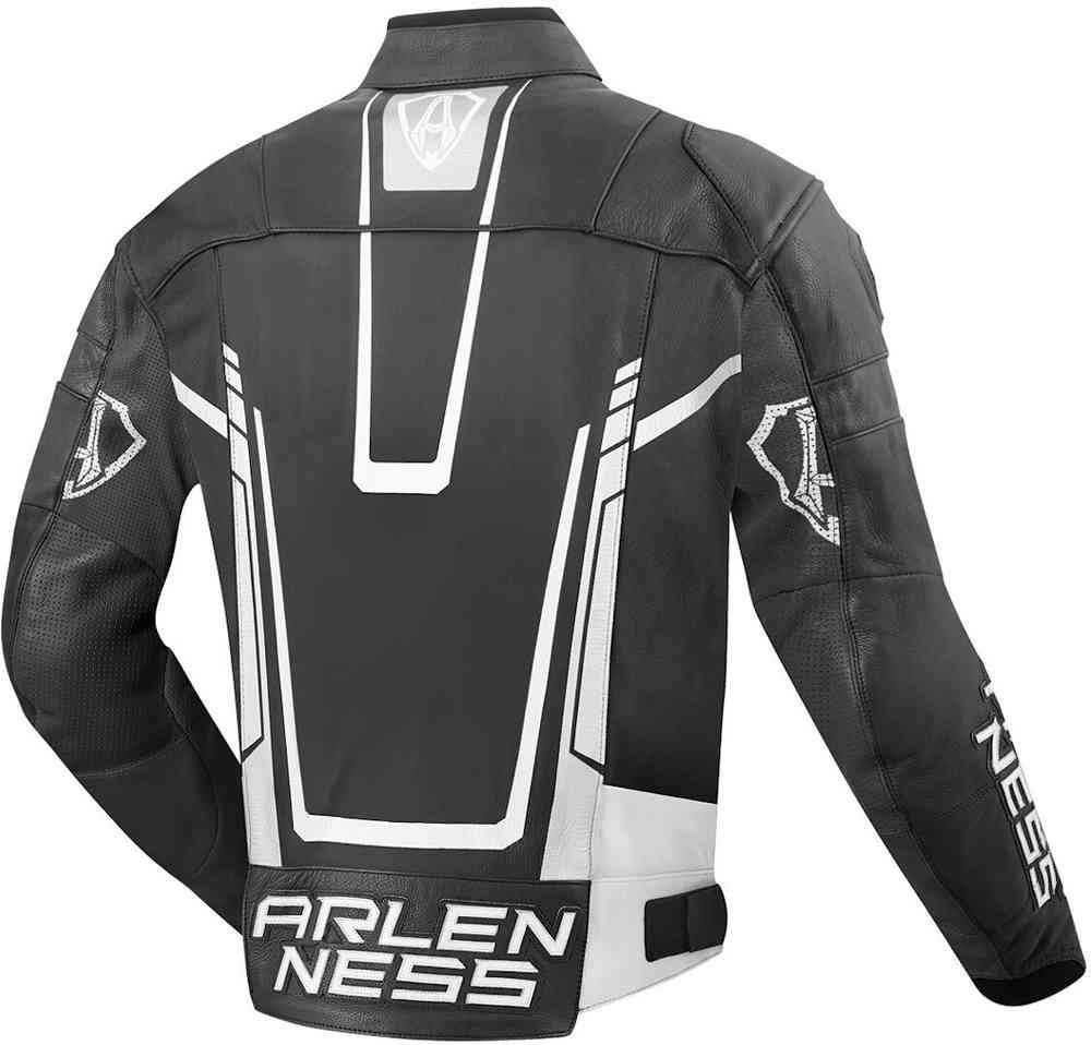 Arlen Ness Track Motorcycle Leather Jacket