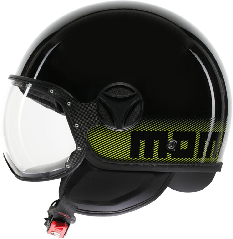 MOMO FGTR Classic Stripes Jet Helmet