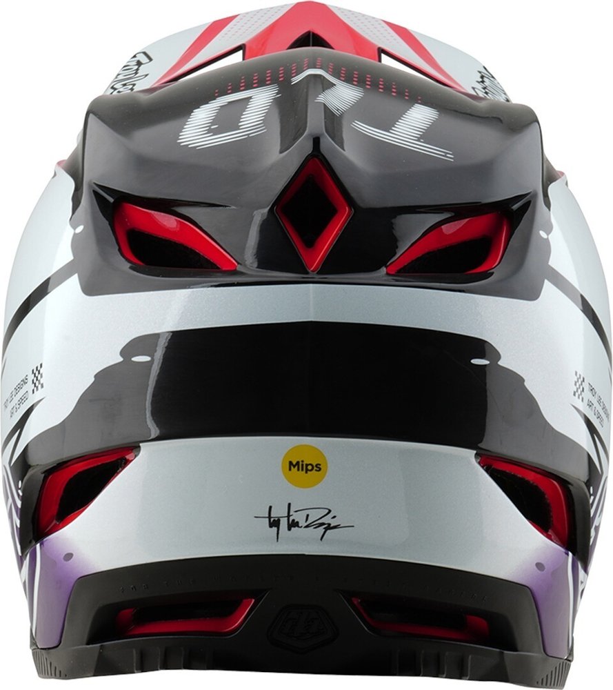 Troy Lee Designs D4 Mips Drip Carbon Downhill Helm