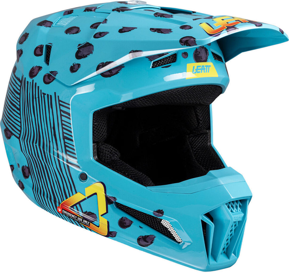 Leatt 3.5 Angled Junior Motocross Helmet with Goggles