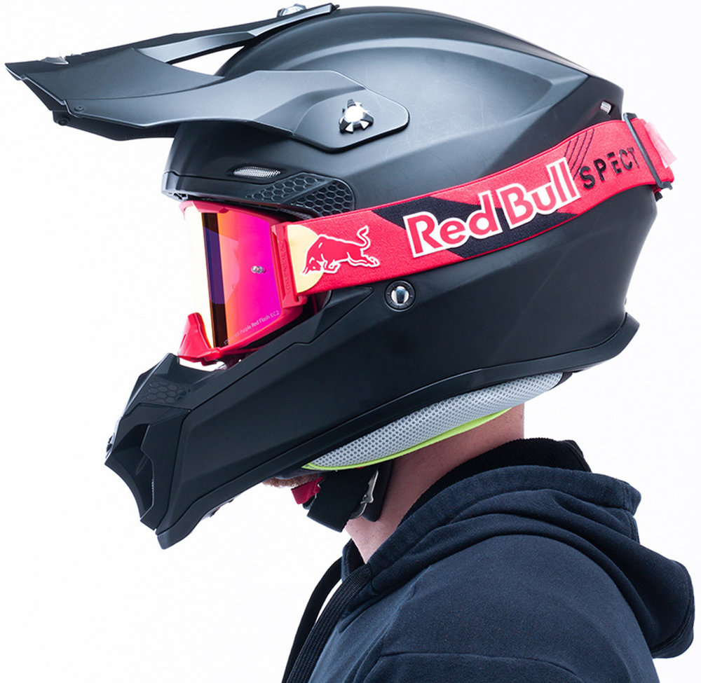 Red Bull SPECT Eyewear Strive Mirrored 006 Motocross Goggles