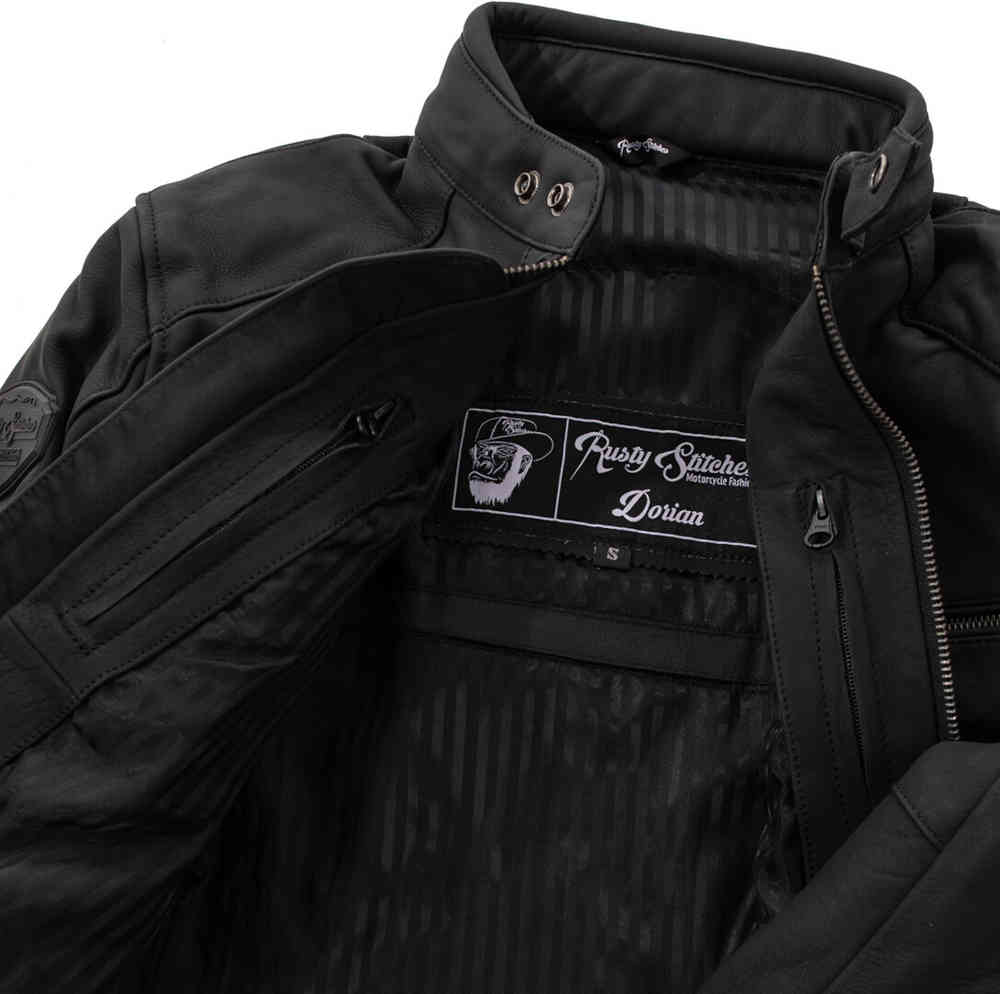 Rusty Stitches Dorian Motorcycle Leather Jacket